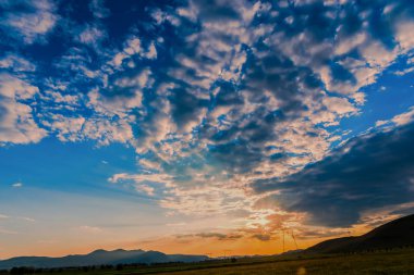 Akşam muhteşem günbatımı