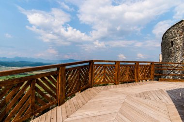 Antik Deva Kalesi detayları, Romanya.