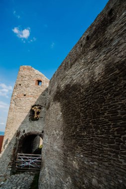 Antik Deva Kalesi detayları, Romanya.