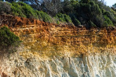 Sahil, ışık cliff görünümünü