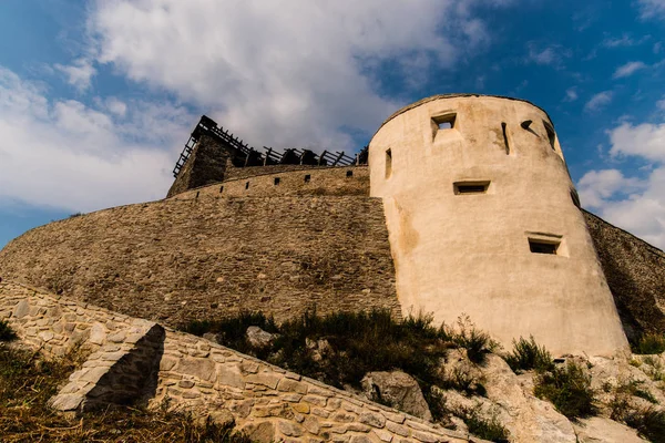 Details Ancient Deva Castle Romania — Stock Photo, Image