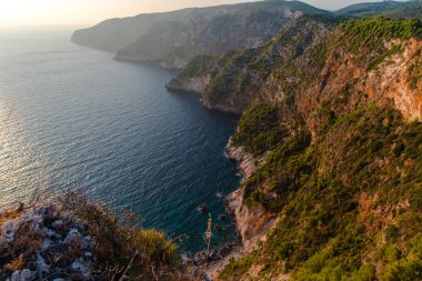 Yunanistan'da Yaz deniz manzarası, görüntüleme.