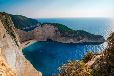 Yunanistan'da Yaz deniz manzarası, görüntüleme.