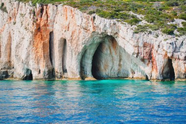 Yunanistan'da Yaz deniz manzarası, görüntüleme.