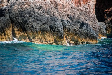 Yunanistan'da Yaz deniz manzarası, görüntüleme.