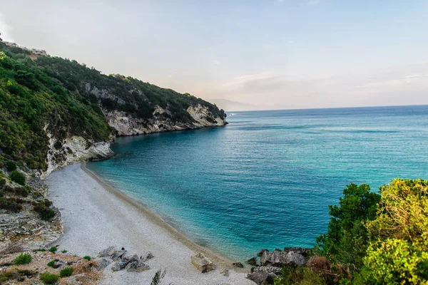 Nézd Nyári Seascape Görögország — Stock Fotó