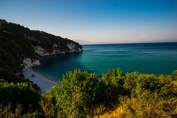 Pohled Letní Krajina Řecku — Stock fotografie