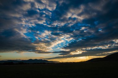 Akşam muhteşem günbatımı