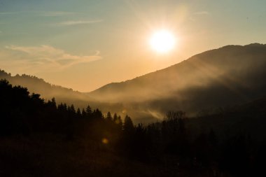 Güzel sonbahar manzara manzara