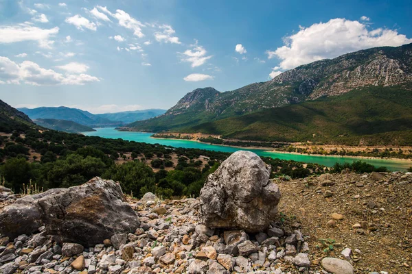 Breathtaking View Summer Seascape Greece — Stock Photo, Image