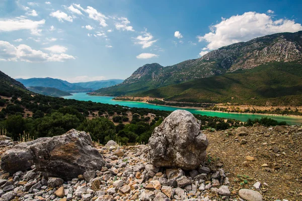 Breathtaking View Summer Seascape Greece — Stock Photo, Image