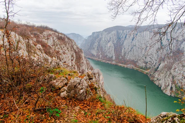 Beautiful Danube Gorge Autumn — Stock Photo, Image