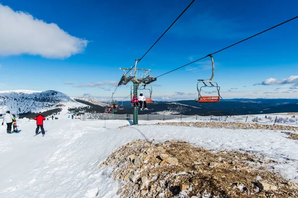 Estación Esquí Invierno Predeal Clabucet Rumania —  Fotos de Stock