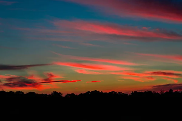 Amazing Sunset Evening — Stock Photo, Image