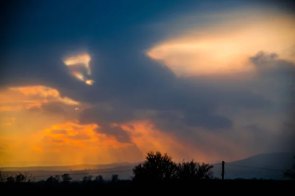 Amazing Sunset Evening — Stock Photo, Image