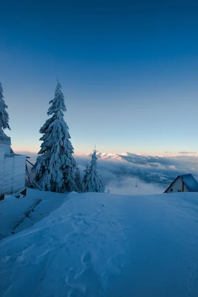 Erstaunliche Winterlandschaft Blick — Stockfoto