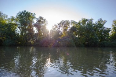 Pürüzsüz yansıtıcı su ile Riverside