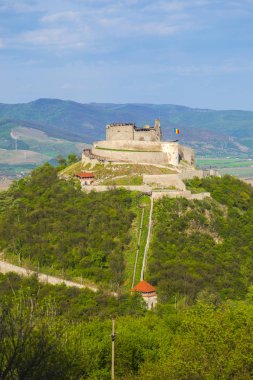 Antik Deva Kalesi detayları, Romanya.