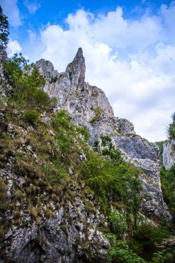 Yüksek dağların doğal manzarası