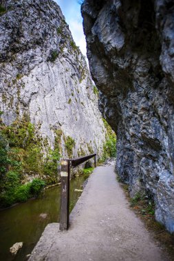Yüksek dağların doğal manzarası