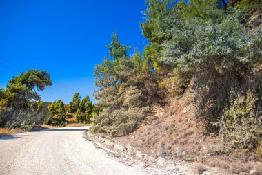 Yüksek dağların doğal manzarası