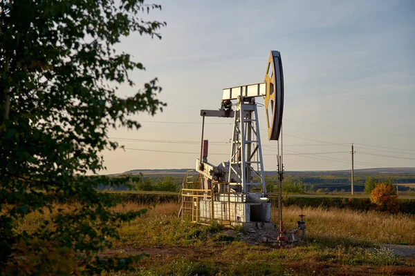 Producción Tecnológica Petróleo Gas Producción Transporte Procesamiento Petróleo Gas Producción — Foto de Stock