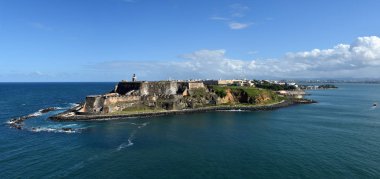 Castillo San Felipe del Morro San Juan Puerto Rico, major landmark and tourist attraction clipart