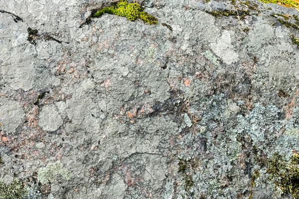 Old granite stone background with some moss