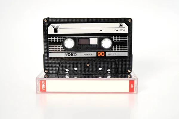 Prague República Checa Novembro 2018 Cassete Áudio Compacto Yoko Cassete — Fotografia de Stock