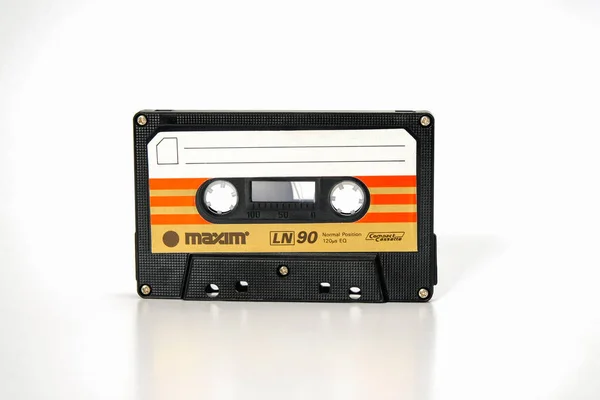 Prague République Tchèque Novembre 2018 Cassette Audio Compacte Maxim Cassette — Photo