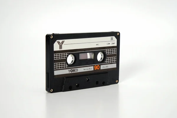 Prague Czech Republic November 2018 Audio Compact Cassette Yoko Audio — Stock Photo, Image