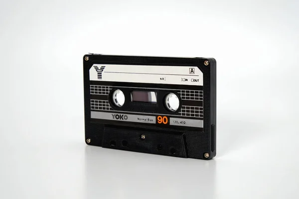 Prague Czech Republic November 2018 Audio Compact Cassette Yoko Audio — Stock Photo, Image