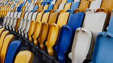 Renk stadyum koltukları. NSK Olimpiyskiy