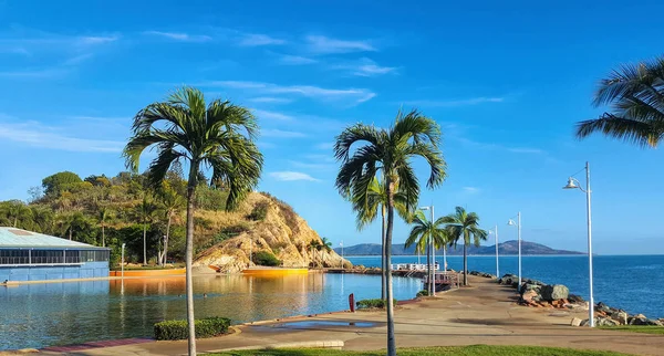 Lagün Plaj Görünümünü Avustralya Townsville — Stok fotoğraf