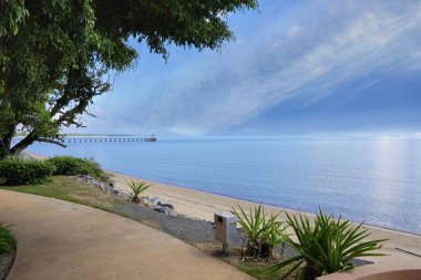 View of Cardwell resort North Queensland Australia along the beautiful esplanade clipart
