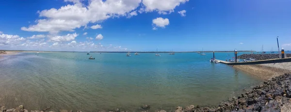 Burrum Heads Australia Que Una Ciudad Turística Vista Panarama —  Fotos de Stock