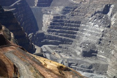 Açık altın madeni çukur Avustralya operasyonda altın madeni