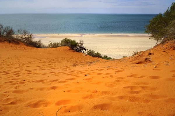 Dunas de areia no Cabo Peron — Fotografia de Stock