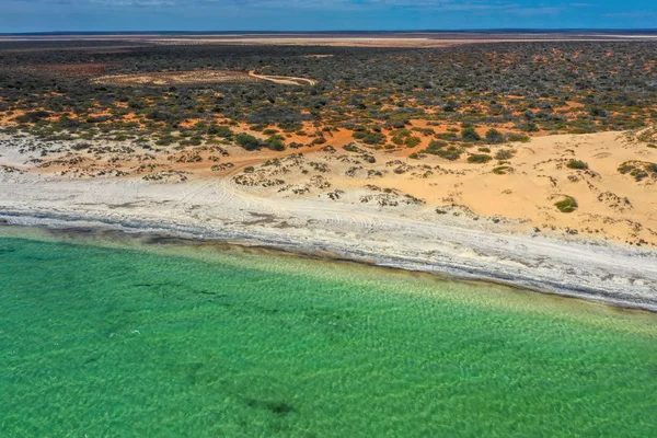 Costa Oeste de Australia. Vistas aéreas de la tierra — Foto de Stock