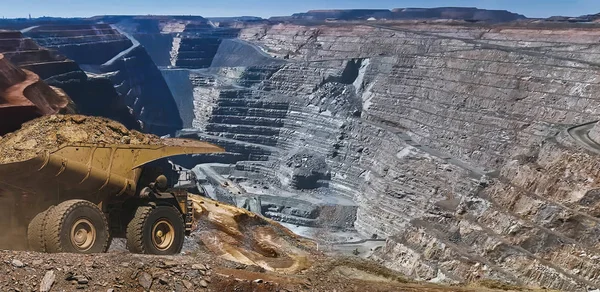 西澳大利亚州卡尔古利的金矿 — 图库照片