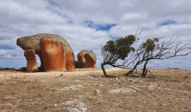 Murphys Haystack  in South Australia clipart