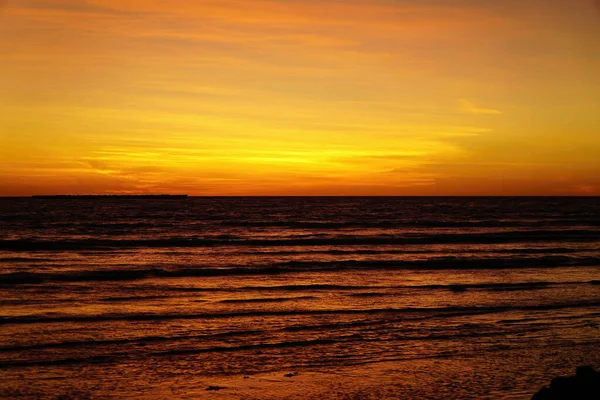 Захід сонця на мисі Керауа — стокове фото