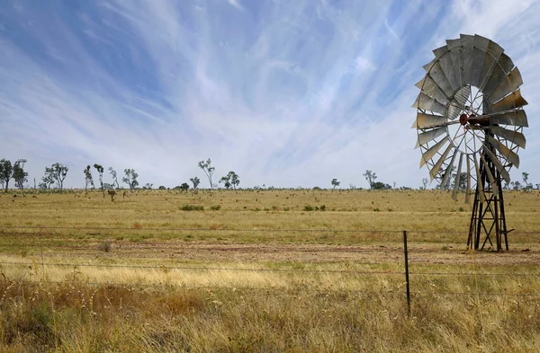 Molino Viento Queensland Australia Con Nubes Viento —  Fotos de Stock