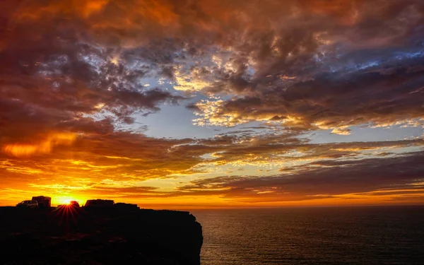 Australia Meridional Vista Sobre Océano Amanecer — Foto de Stock