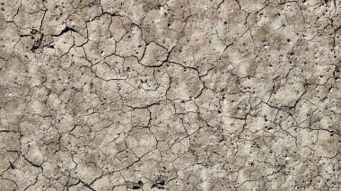 Çatlamış ve kuru toprak, kurak arazi ve kuraklığın çevresel zorluklarını gözler önüne seriyor..