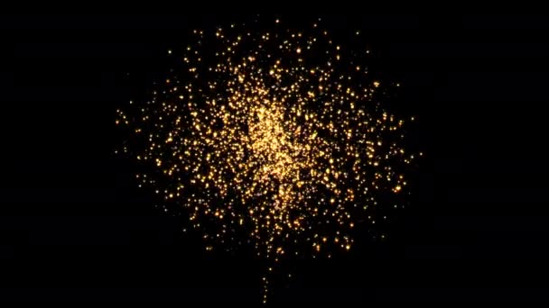 Magico piccolo fuochi d'artificio — Video Stock
