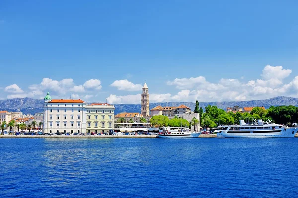 Haven Van Stad Van Split Oude Stad Kroatië — Stockfoto