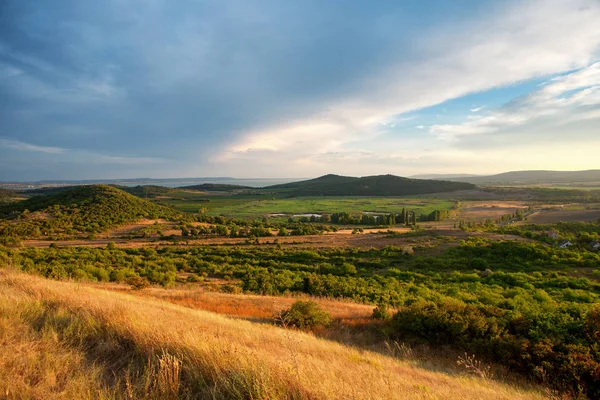 Vidéki tájak Tihanyban, a Balaton közelében — Stock Fotó