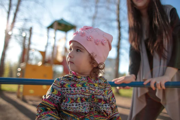 Little child on the playground — Stock Photo, Image