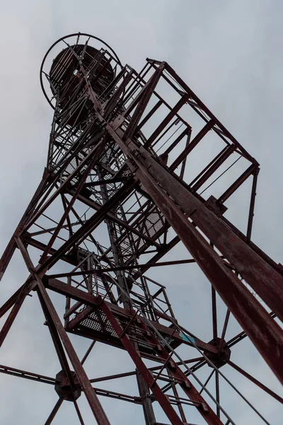 Légendaire phare de Shepelyov en Russie dans la soirée — Photo